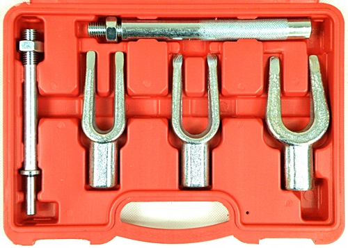 Šakinių šarnyrų ir vairo traukių nuėmiklių rinkinys 17,4–28,5 mm Silver S10611