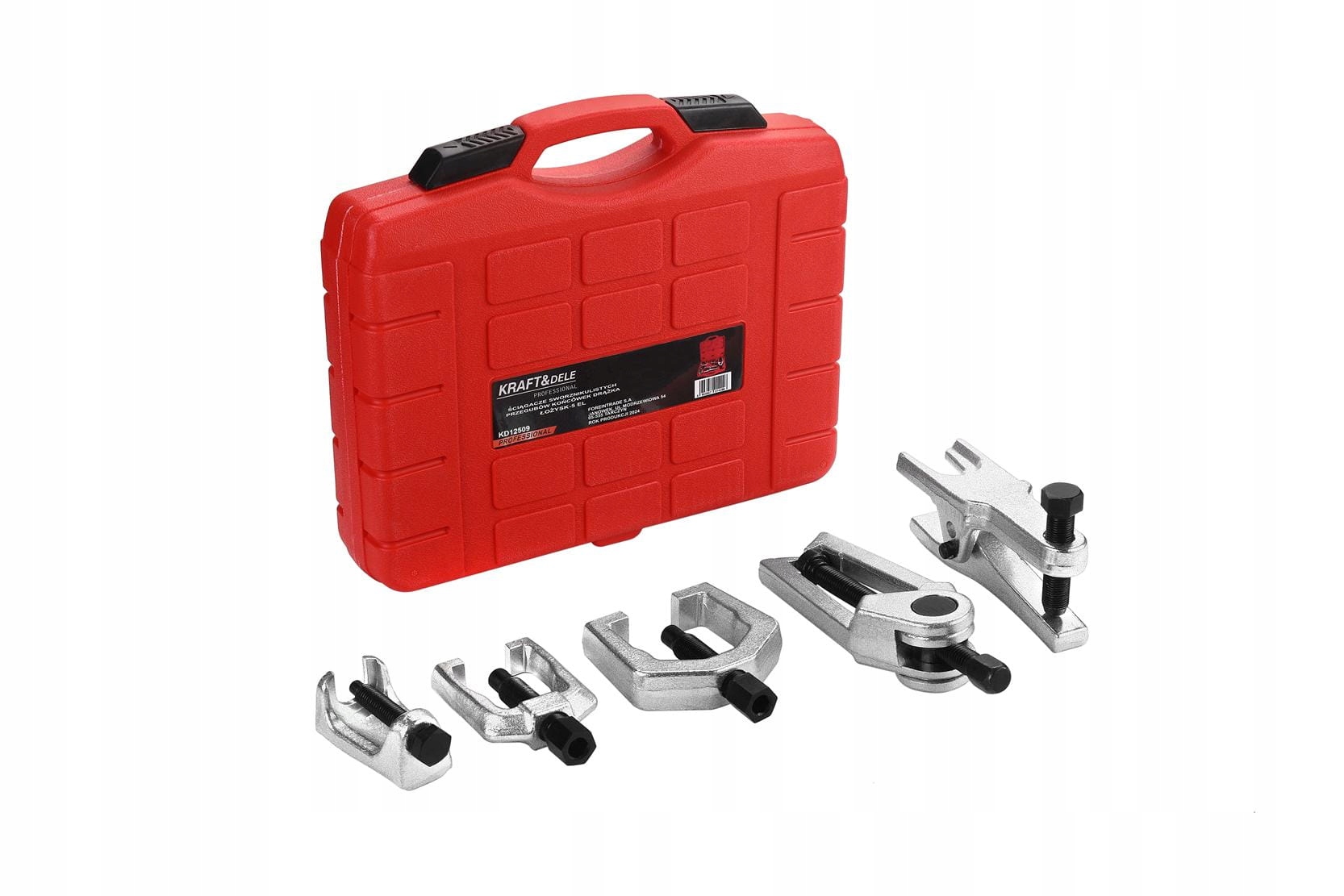 Šarnyrų ir vairo traukių antgalių nuėmiklių rinkinys KraftDele KD12509 belsilt Šarnyrų ir vairo traukių antgalių nuėmiklių rinkinys KraftDele KD12509