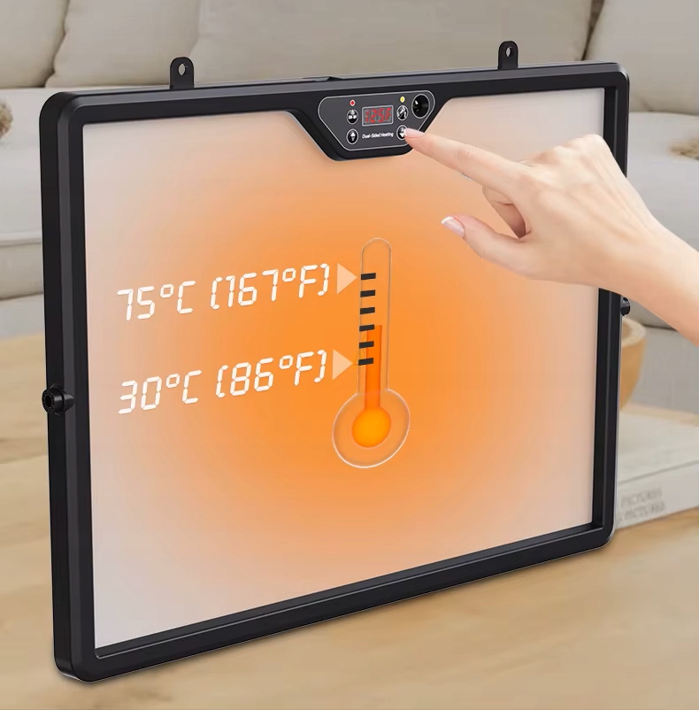 Šildymo plokštė viščiukams 40 × 30 cm su pulteliu iki 75 °C belsilt Šildymo plokštė viščiukams 40 × 30 cm su pulteliu iki 75 °C