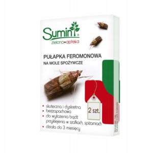 Sumin bekvapės feromoninės gaudyklės maistinėms kandims, 2 vnt.
