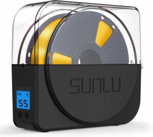 SUNLU FilaDryer S1 Plus filamento džiovintuvas 3555 °C juodas
