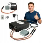 Taškinio suvirinimo aparatas 8000 W ličio jonų 18650 akumuliatoriams