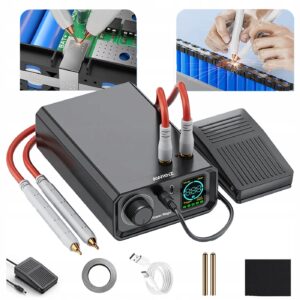 Taškinio suvirinimo aparatas 9000 W 1330 A 03 mm 18650 elementams