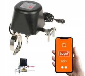 Tuya Smart Life Wi Fi vandens ir dujų vožtuvo valdiklis IP65  nuotrauka 1