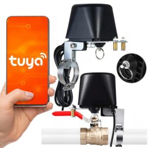 Tuya ZigBee 30 vandens ir dujų vožtuvo pavara 3060 kgfcm  nuotrauka 1