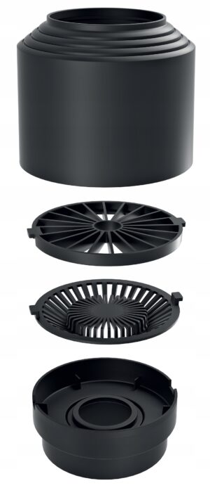 Universalus lietaus vandens filtras 75–120 mm lietvamzdžiams
