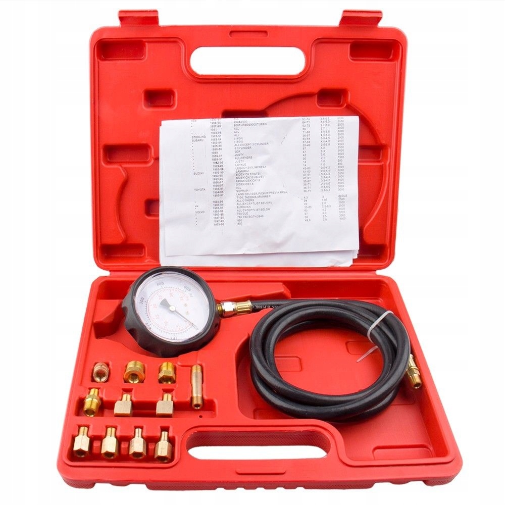 Universalus variklio alyvos slėgio testeris 0–35 bar, 12 dalių