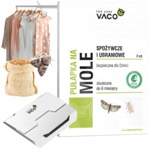 Vaco Eco 2in1 gaudyklės maistinėms ir drabužinėms kandims, 2 vnt.