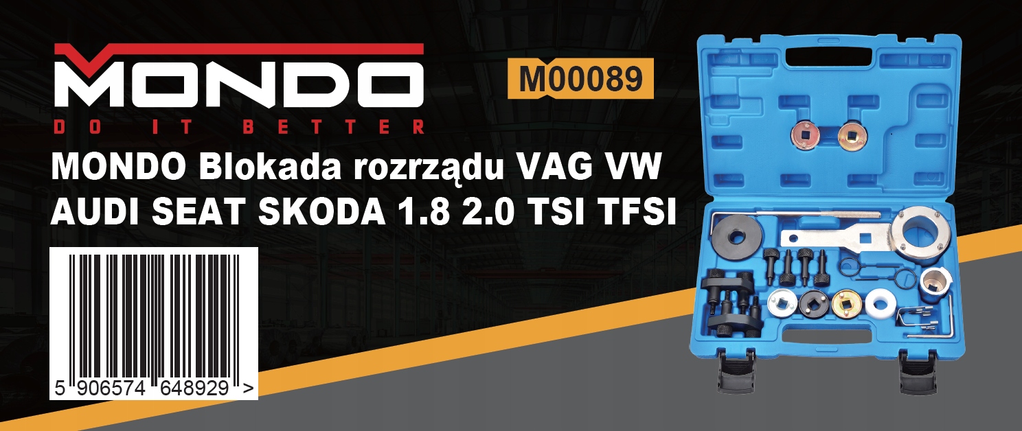 VAG VW Audi Skoda Seat 1.8 2.0 TSI TFSI EA888 paskirstymo mechanizmo fiksavimo rinkinys