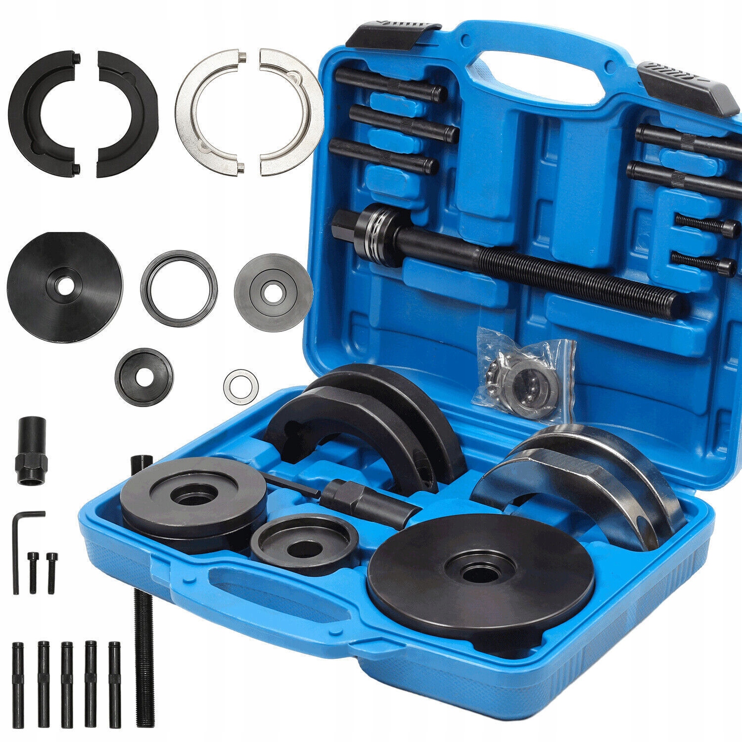 VW T5Touareg 85 mm stebulės guolio išėmimo ir įpresavimo rinkinys belsilt VW T5Touareg 85 mm stebulės guolio išėmimo ir įpresavimo rinkinys nuotrauka 1
