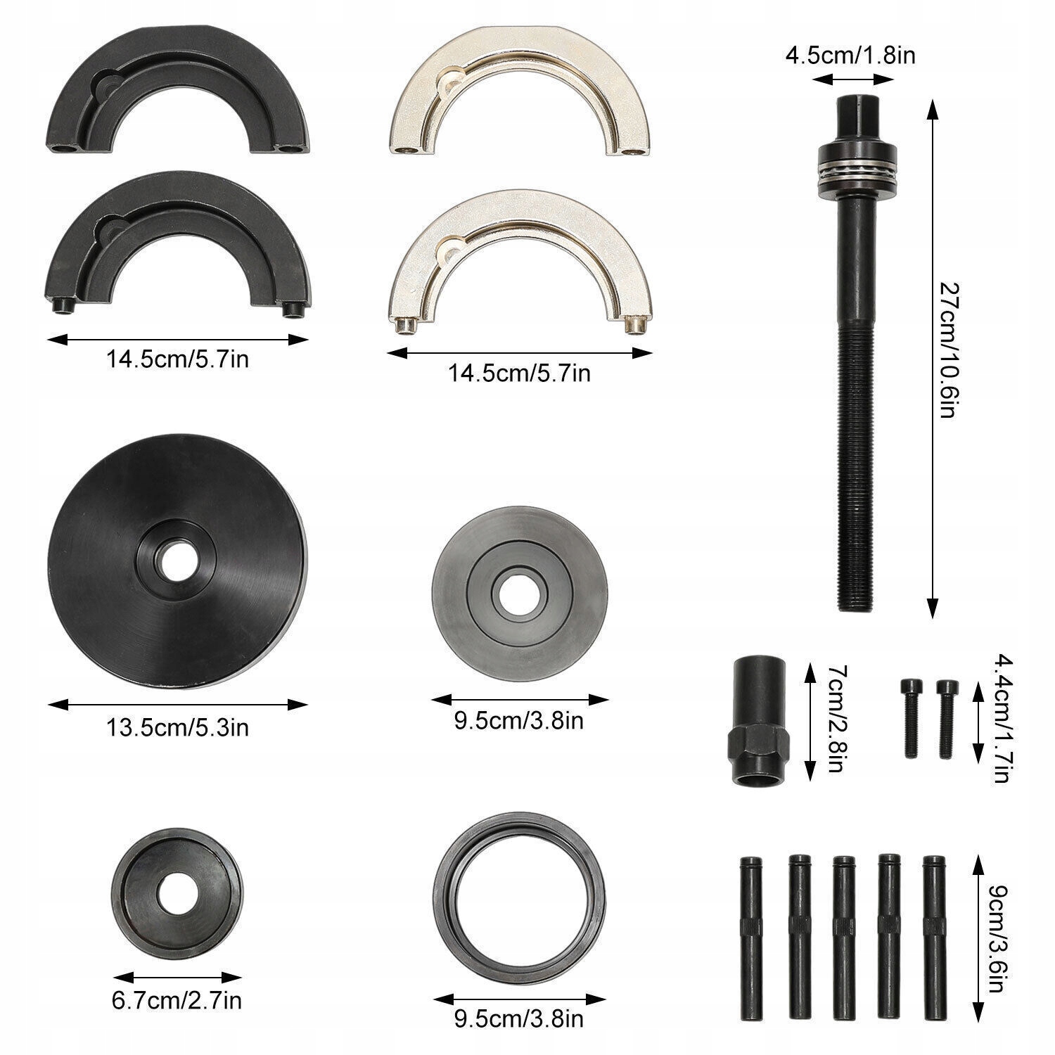 VW T5Touareg 85 mm stebulės guolio išėmimo ir įpresavimo rinkinys belsilt VW T5Touareg 85 mm stebulės guolio išėmimo ir įpresavimo rinkinys nuotrauka 2