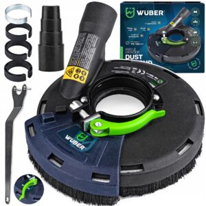 Wuber M14 dulkių nusiurbimo gaubtas 115–125 mm su 4 adapteriais – nuotrauka 1