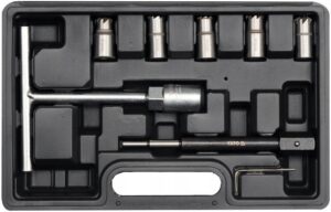Yato YT-17625 Common Rail purkštukų lizdų frezavimo rinkinys, 8 dalių